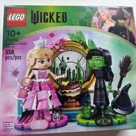 NEW Lego Wicket Elphaba & Glinda Figurines Set - 558 Pieces - Picture 2 of 10